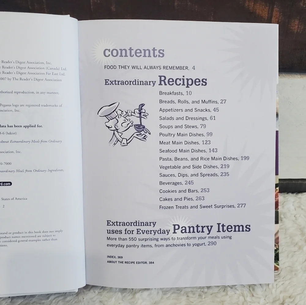READERS Digest 919 Extraordinary Meals Hardcover Cookbook